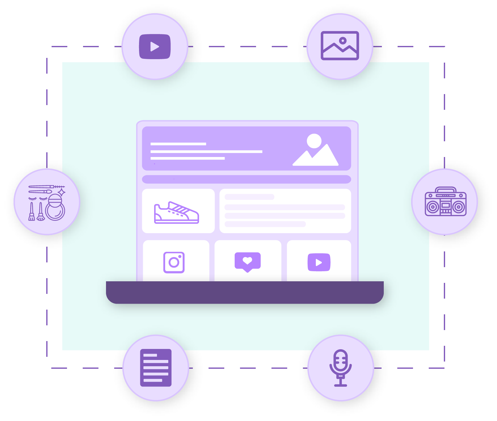 match content to products