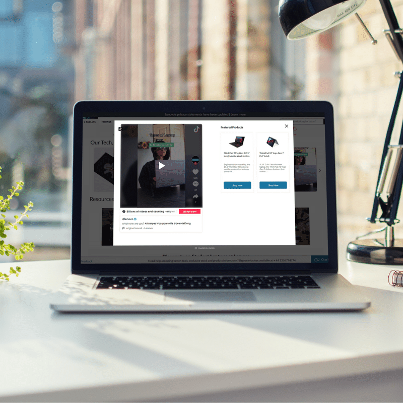 Shoppable TikTok video Shoppable TikTok video