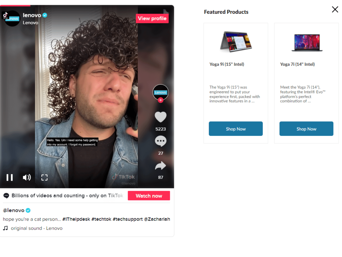 Personalized UGC on Lenovo Personalized UGC on Lenovo